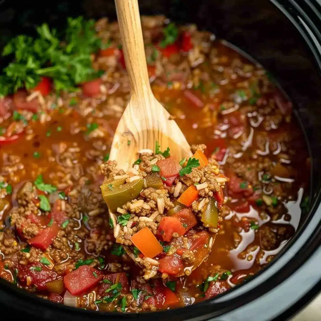 Stuffed Pepper Soup For Crock Pot